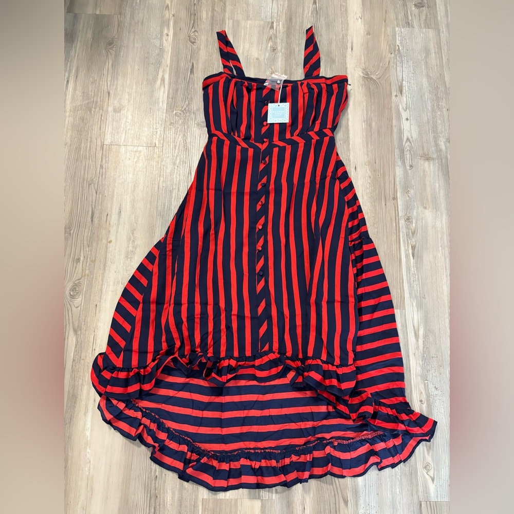Hayden Stripe Midi Dress | NWT | Size Small